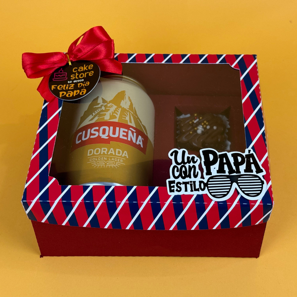 Box Beer Cake Store para Papá - Red