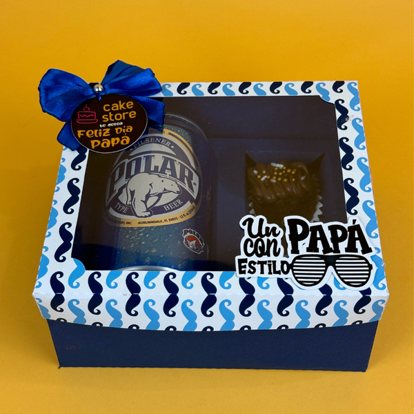 Box Beer Cake Store para Papá - Blue