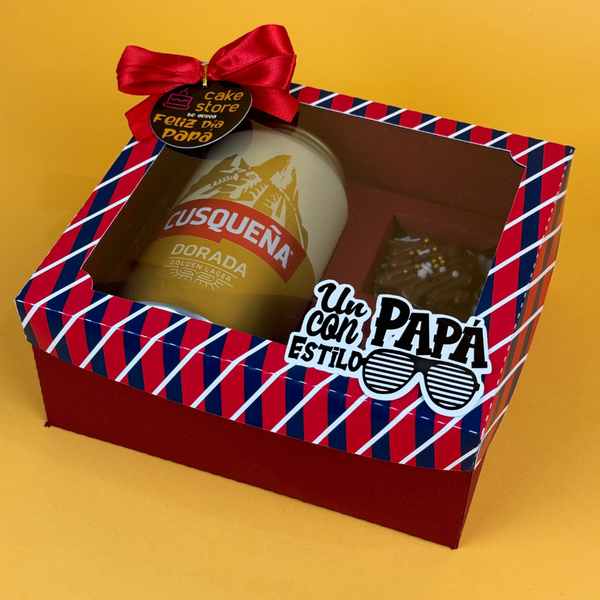 Box Beer Cake Store para Papá - Red